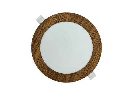 TR-146 LED panel 12W 1008lm 4200K dekor fa - kerek beépített Trixline