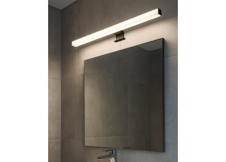 Q-319B LED 9W/800lm/4000K zrcadlové světlo 60cm - černé QTEC