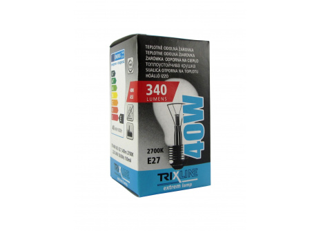 speciális izzó BC 40W E27 meleg fehér