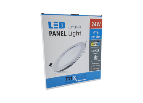 Mennyezeti LED lámpa TRIXLINE – kerek 24W