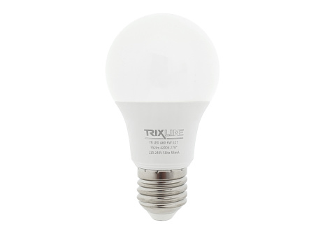 LED izzó Trixline 6W 552lm E27 A60 neutrális fehér