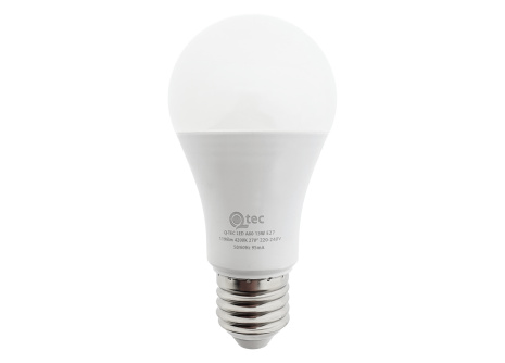 LED izzó Qtec 13W A60 E27 4200K