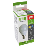 LED izzó 8W E14 P45 TRIXLINE neutrális fehér