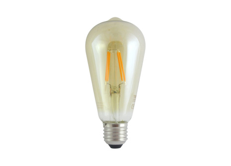 dekorációs LED izzó FILAMENT Trixline 4W ST-64 E27 GOLD