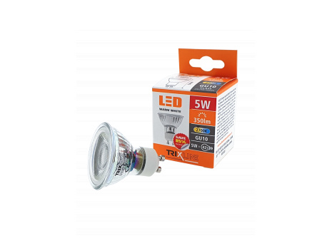 LED izzó Trixline 5W GU10 meleg fehér