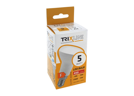 LED izzó Trixline 5W 450lm E14 R50 meleg fehér