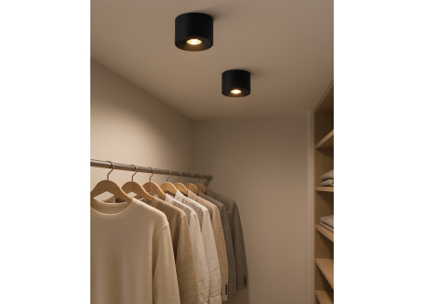 TR-813A LED Stropní bodové světlo - černé Trixline