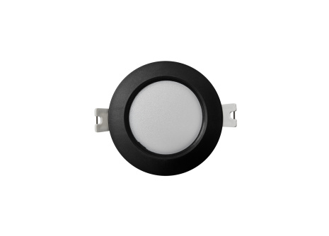 Q-50M LED panel 3W 330lm 4000K černý - kruhový vestavný Qtec